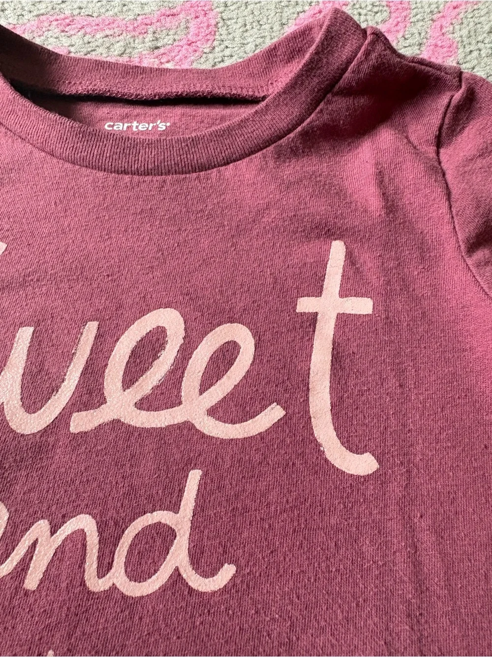 Carters Sweet and Sour Long Sleeve Shirt Toddler Girls 2T